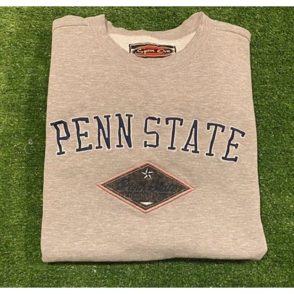Vintage Penn State Nittany Lions sweatshirt mens medium gray crewneck football